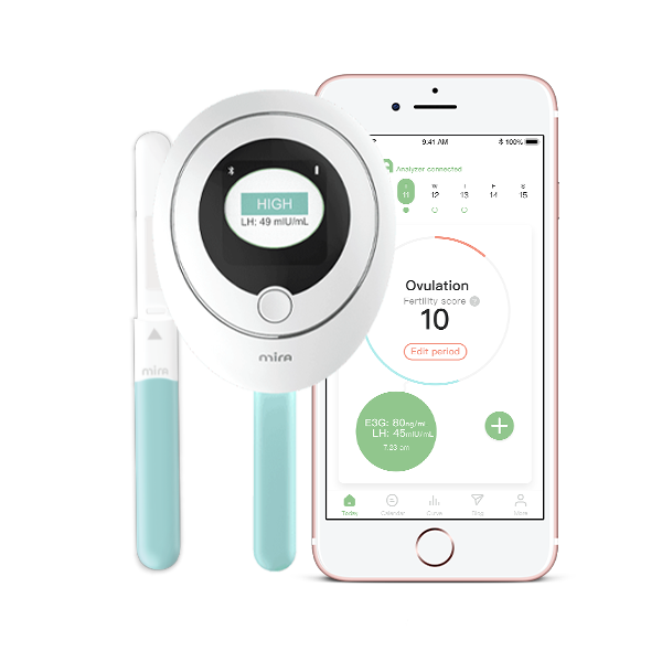 Mira Fertility Plus Starter Kit (Includes 10 Estrogen+LH Wands)